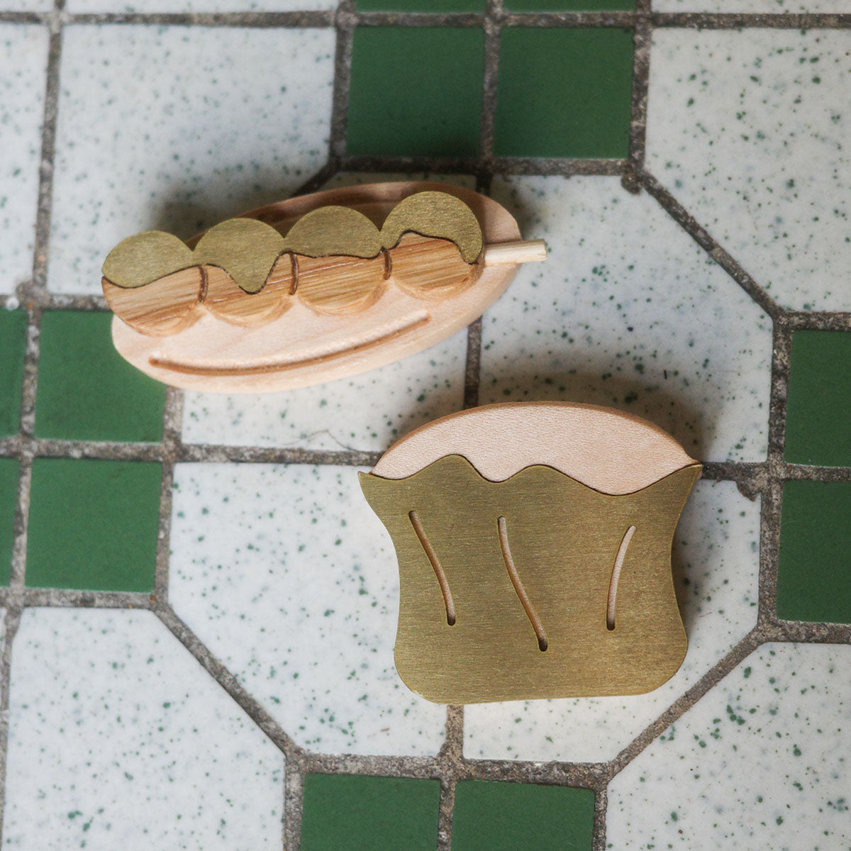 香港味道美食磁石貼 Food Wooden Magnet