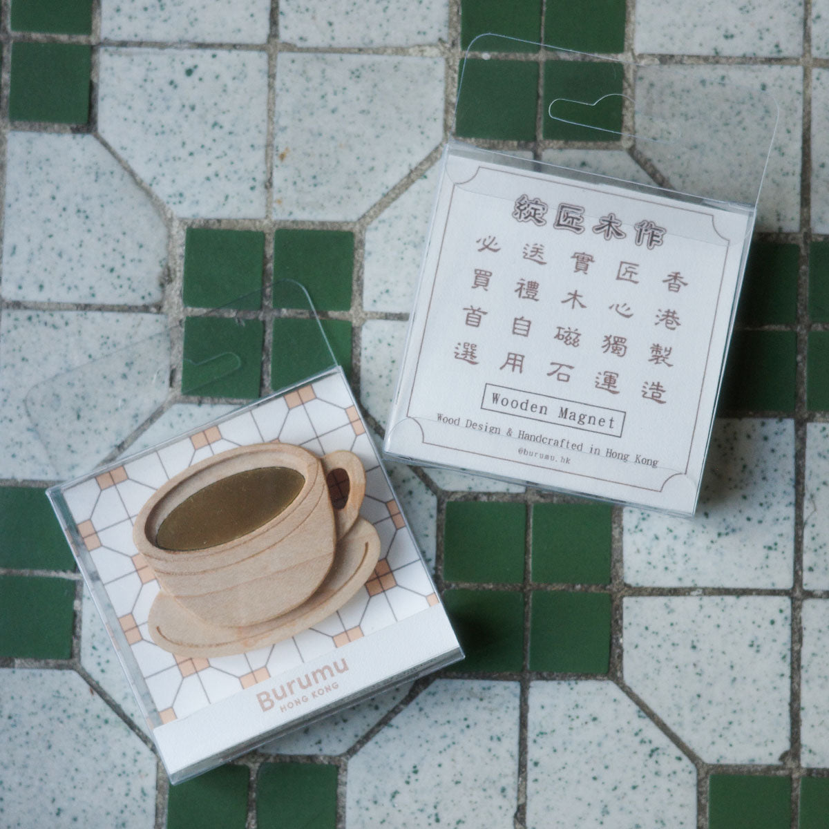 香港味道美食磁石貼 Food Wooden Magnet