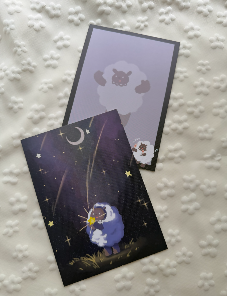 咩寶的星空 （Postcard)