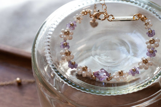 星光花語 Statlit Floral Whispers｜手鏈 Bracelet｜薰衣草紫 Lavender