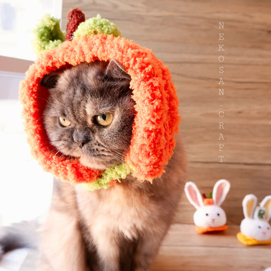 新年桔子毛茸茸頭圈