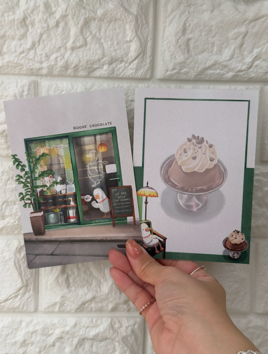 Goose's cafe （Postcard)