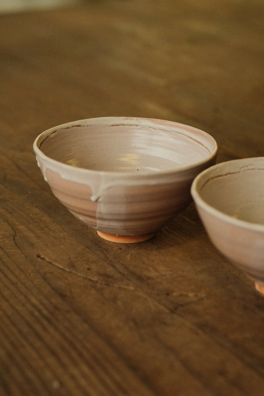 {陶器。日常} - 茶/飯碗 (井戶型)