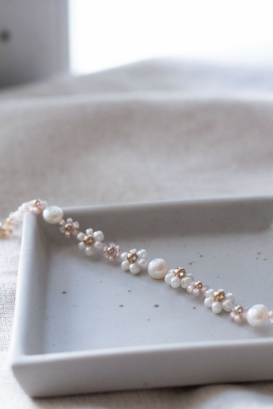 荳蔻年華 Age of Blossoms | 手鏈 Bracelet｜香檳粉 Champagne Pink