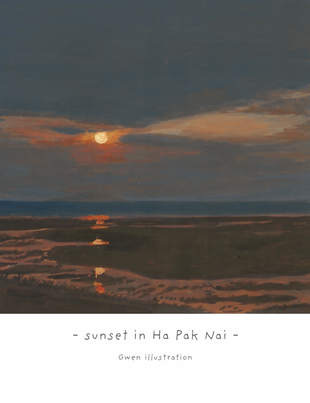 sunset in Ha Pak Nai