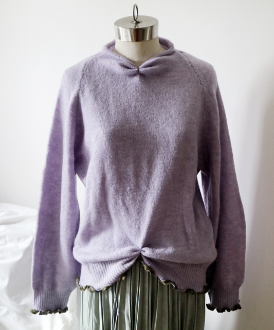 Purple Green Pullover