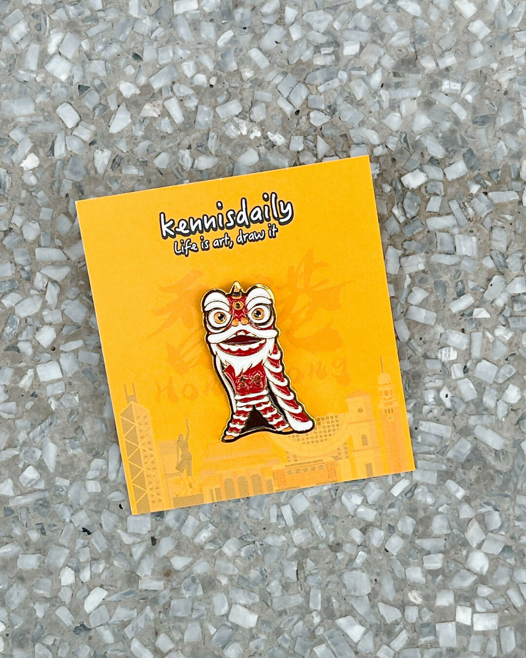 醒獅 襟章 Pin