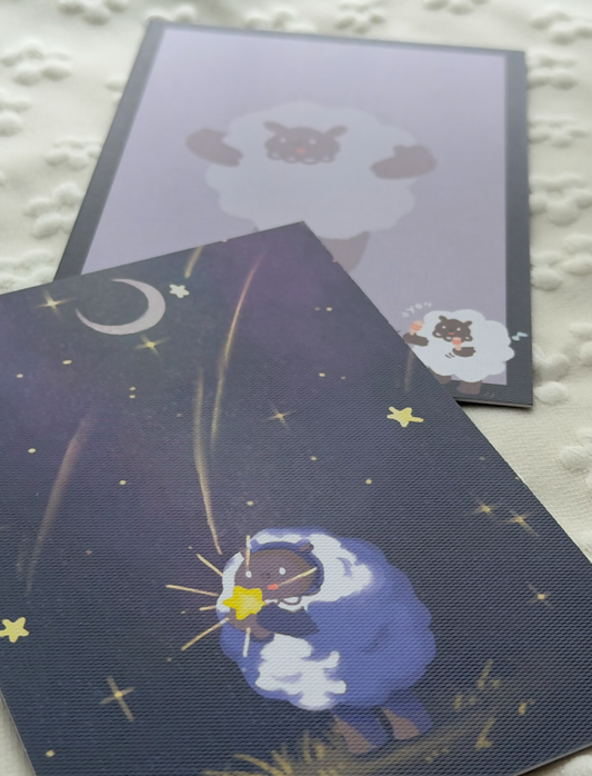 咩寶的星空 （Postcard)