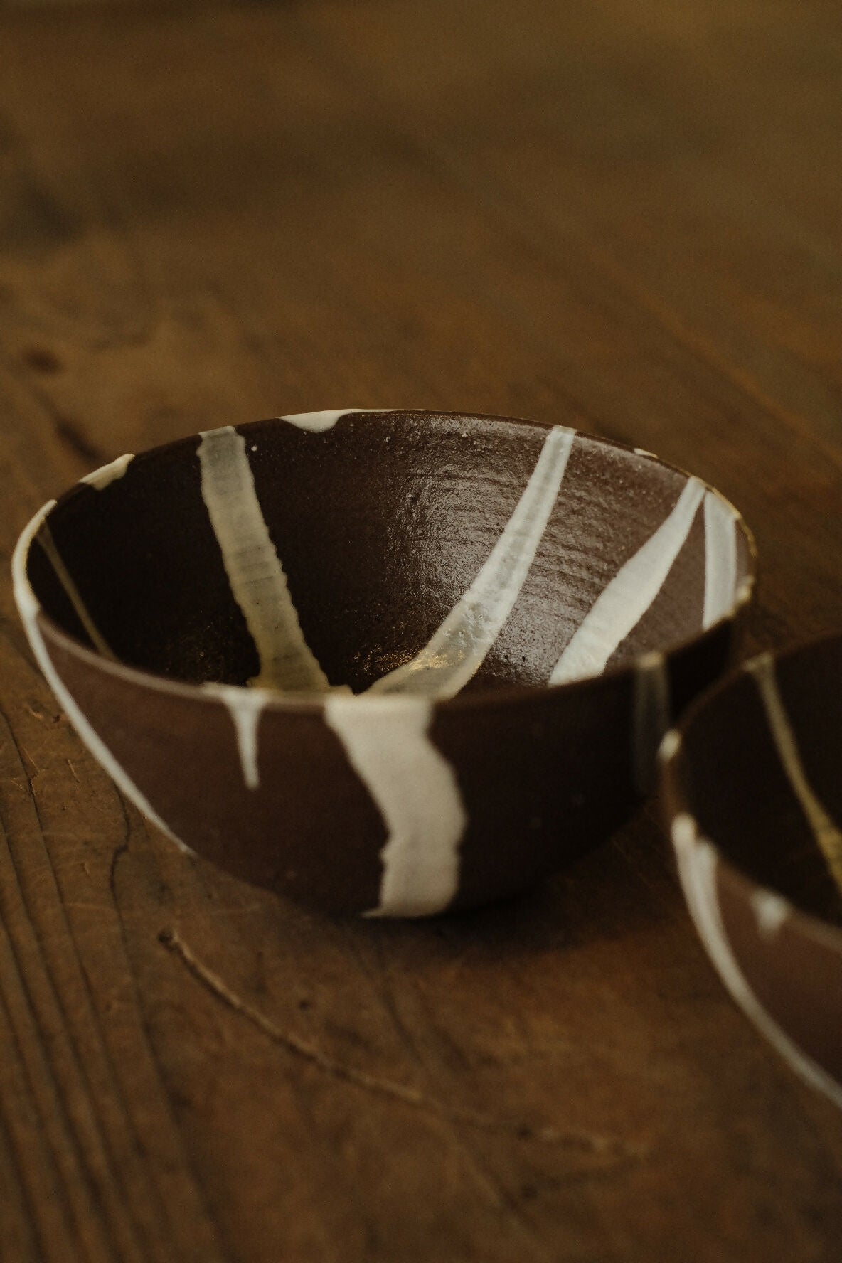 {陶器。日常} - 大碗 (潑墨)