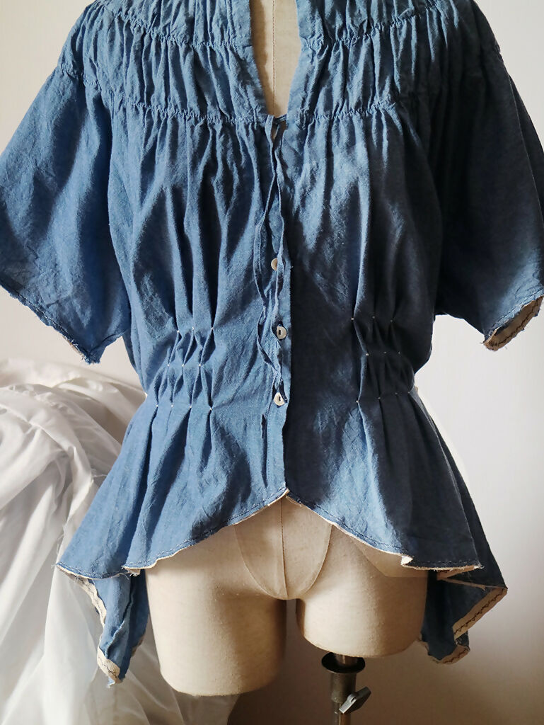 Choppy Waves 2 Way Blouse