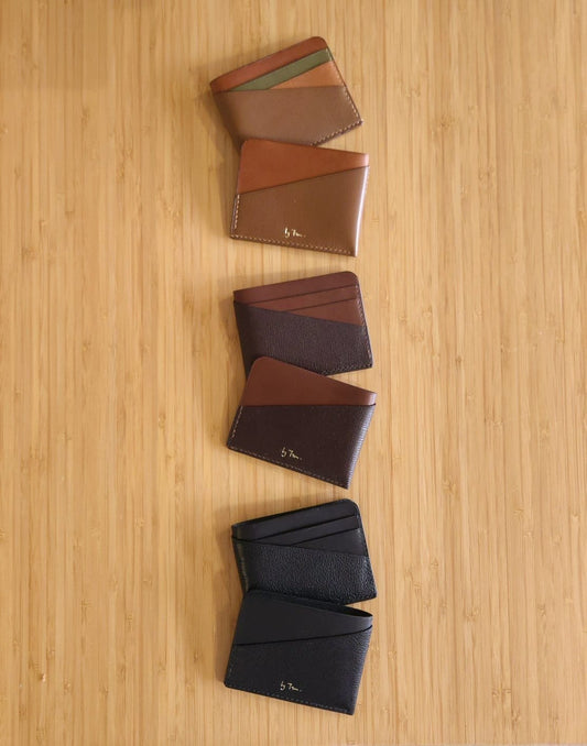 Cedar card holder