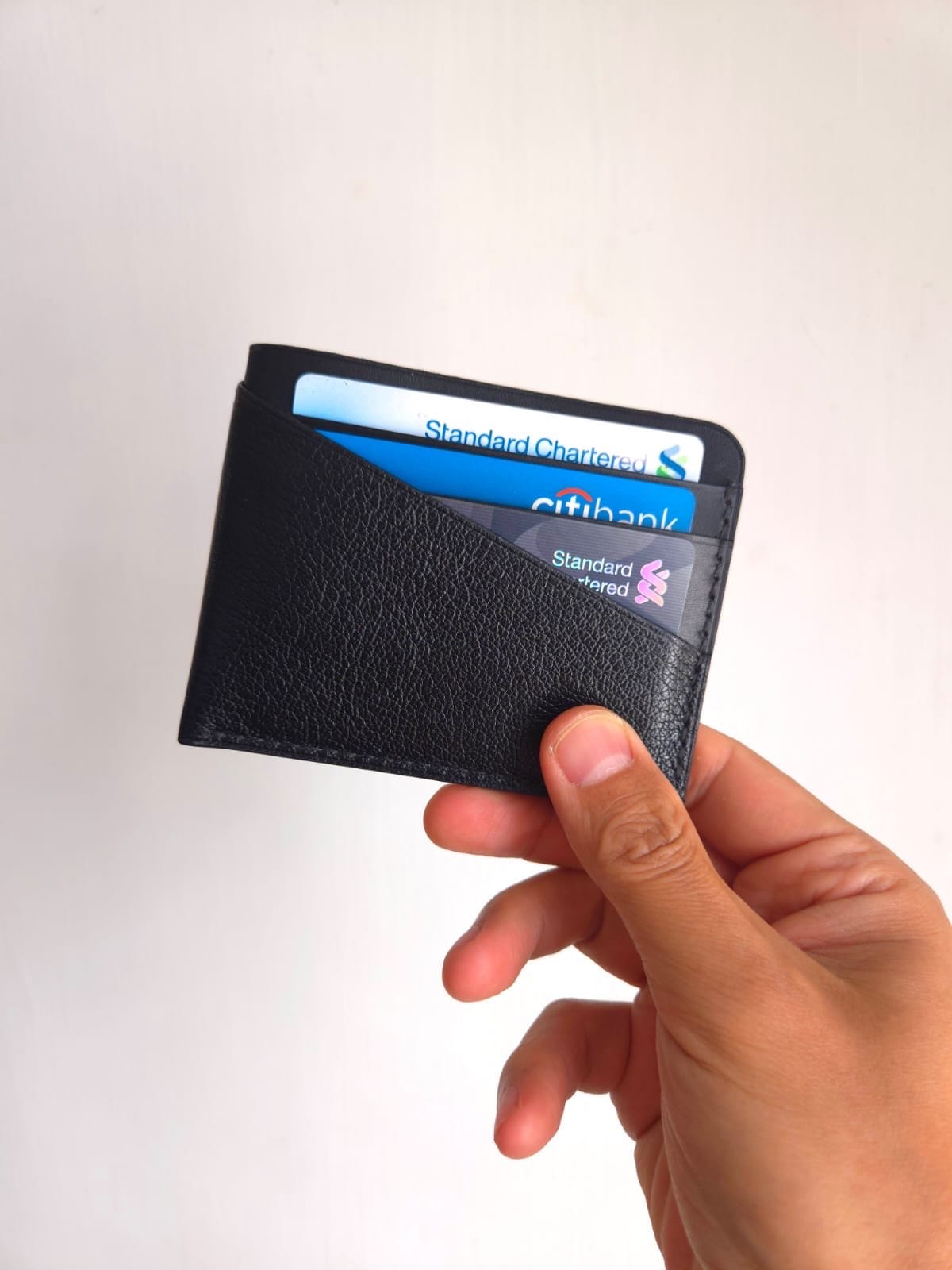Cedar card holder