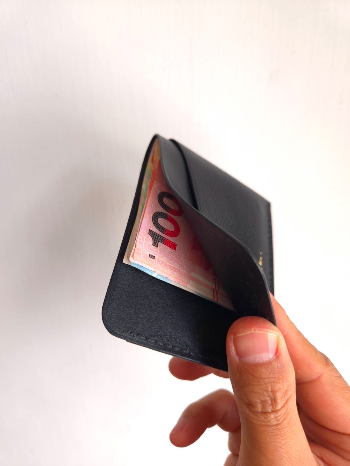 Cedar card holder