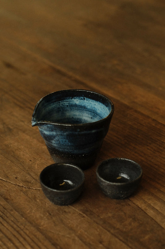 {陶器。日常} - 片口壺連杯