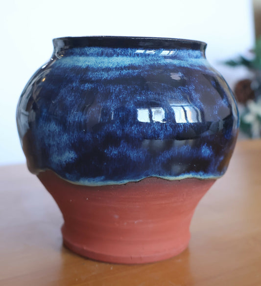 日本紅泥moonjar