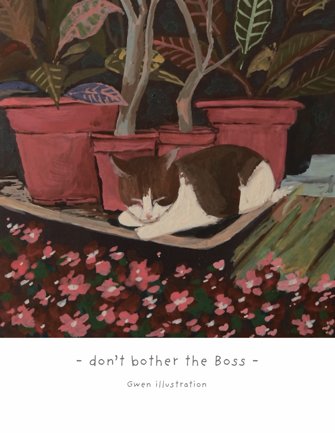 don’t bother the Boss