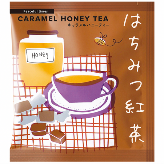 Japanese caramel honey black tea tea bags