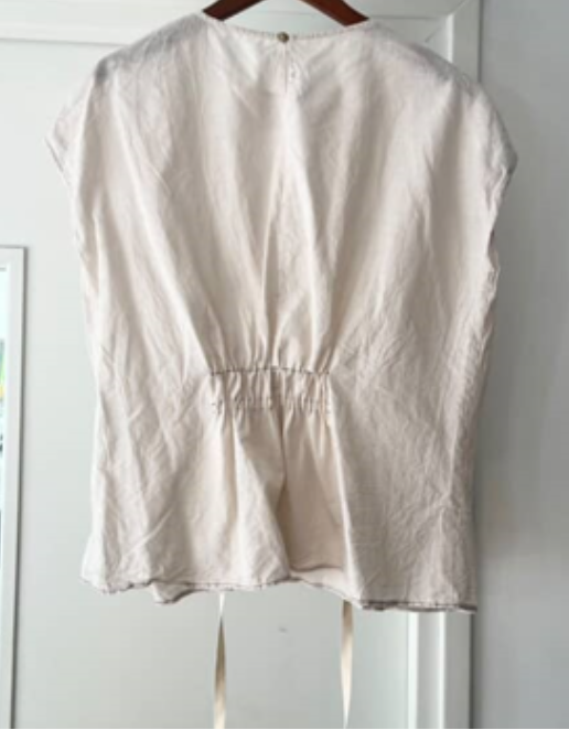More Oat Pleats Top