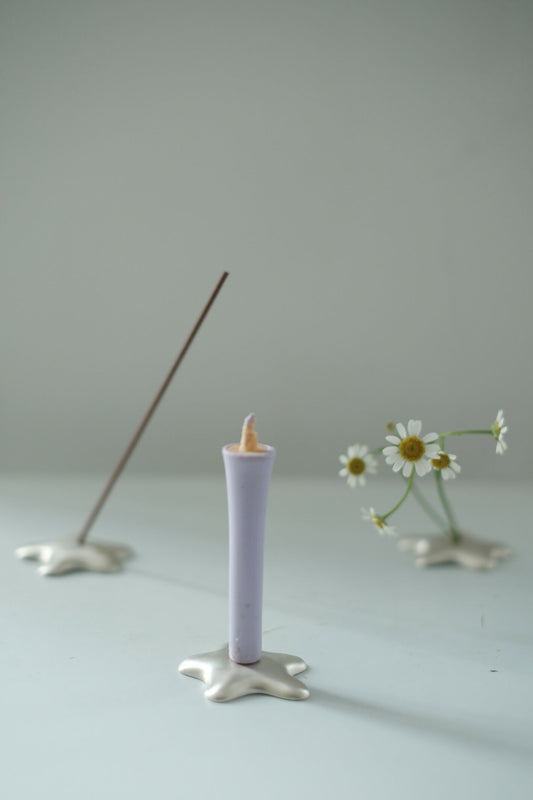Starry Light Candle + Incense + Flower Holder