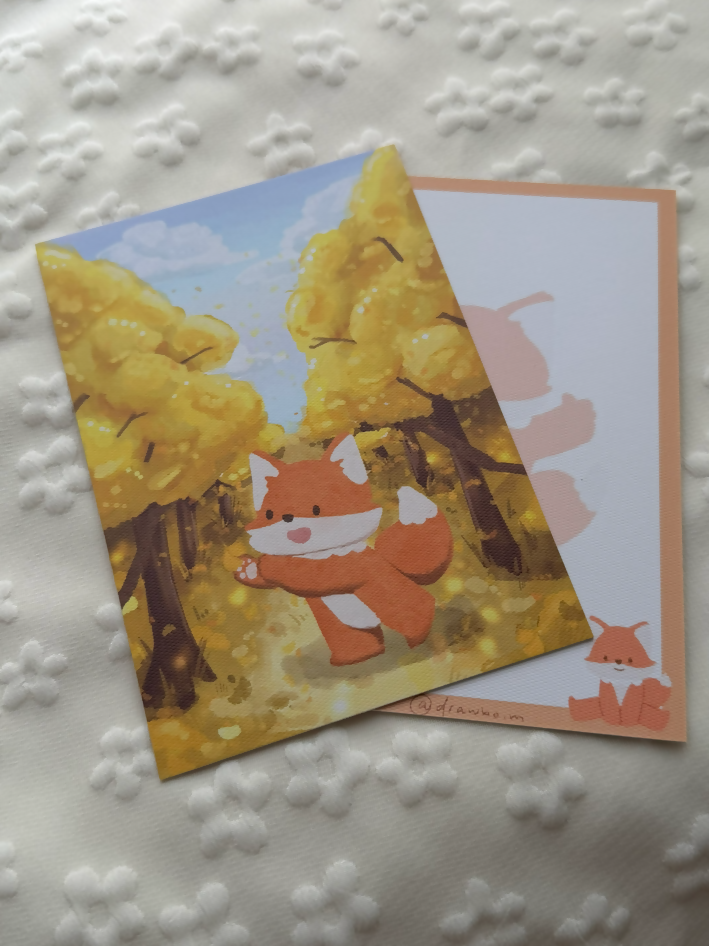 銀杏狸寶 （Postcard)