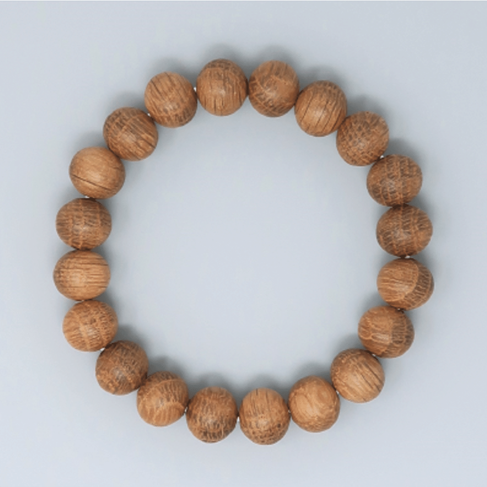 Japanese domestic whiskey barrel wooden bead chain-8mm