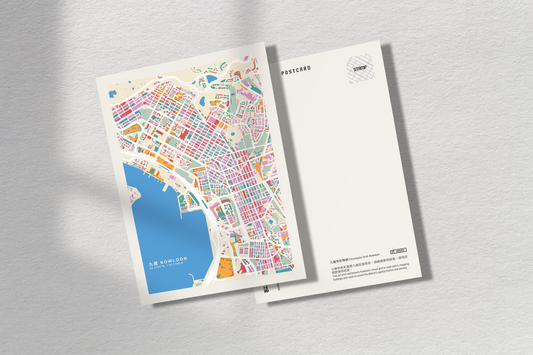 香港藝術地圖明信片