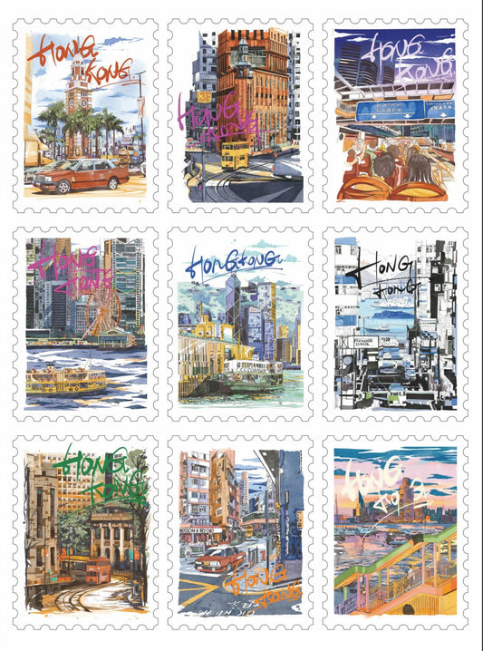 Stamp Stickers ( classical )
