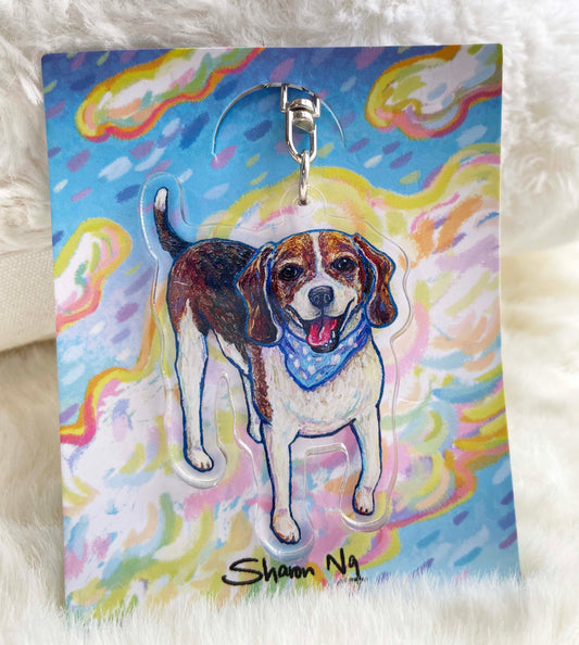 Sharonng Art 鎖匙扣（狗）