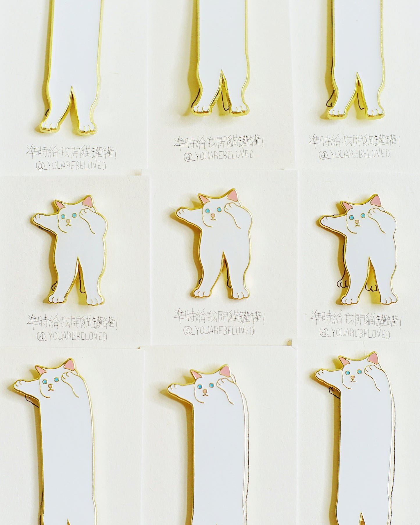 Extended cat meow badge 