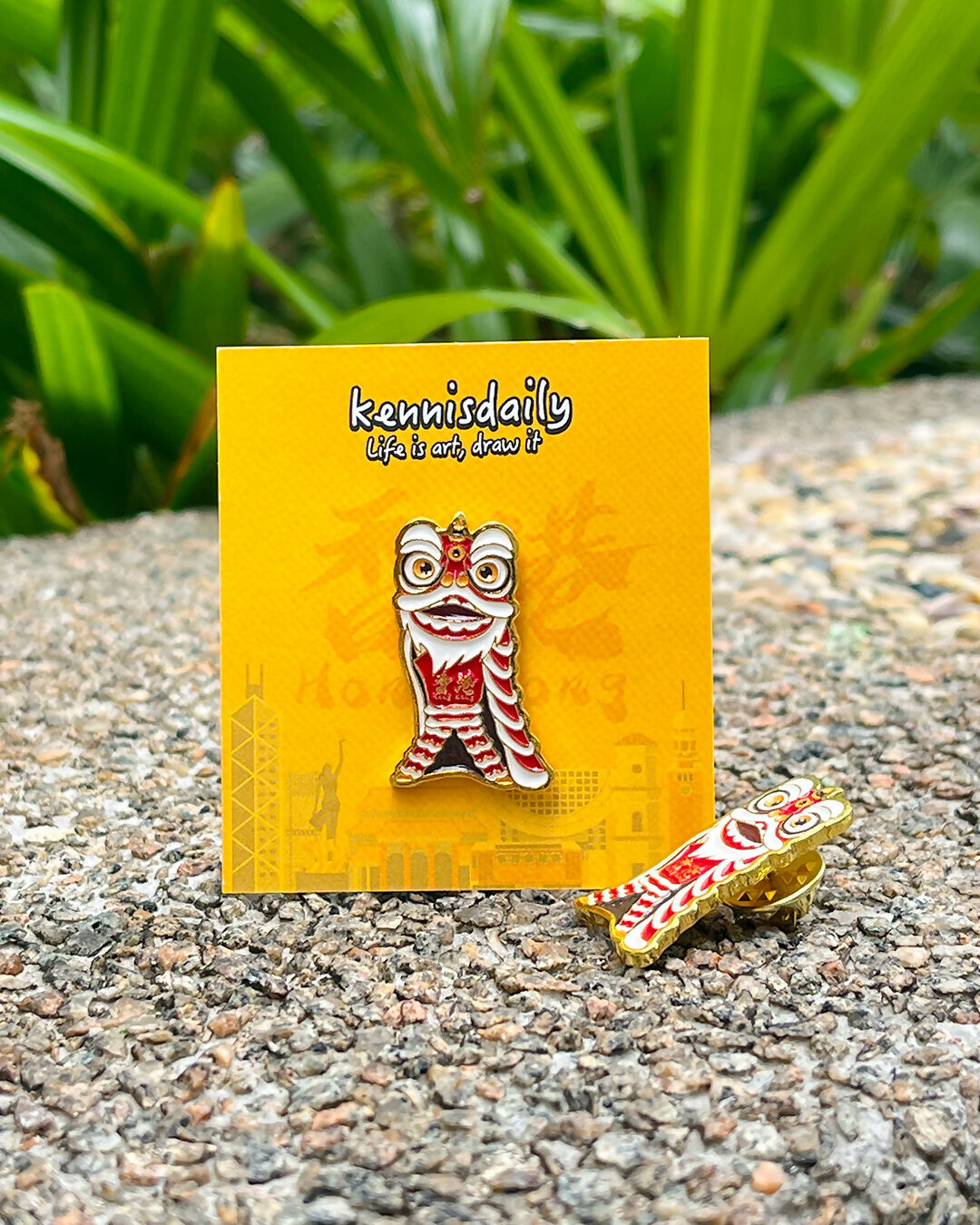 醒獅 襟章 Pin