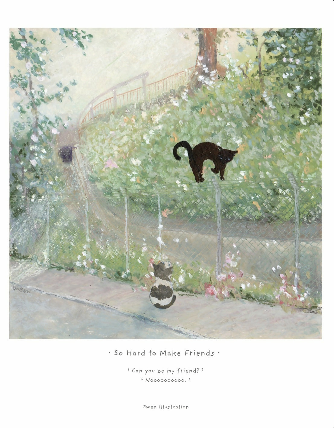 Artprint - So hard to make friends