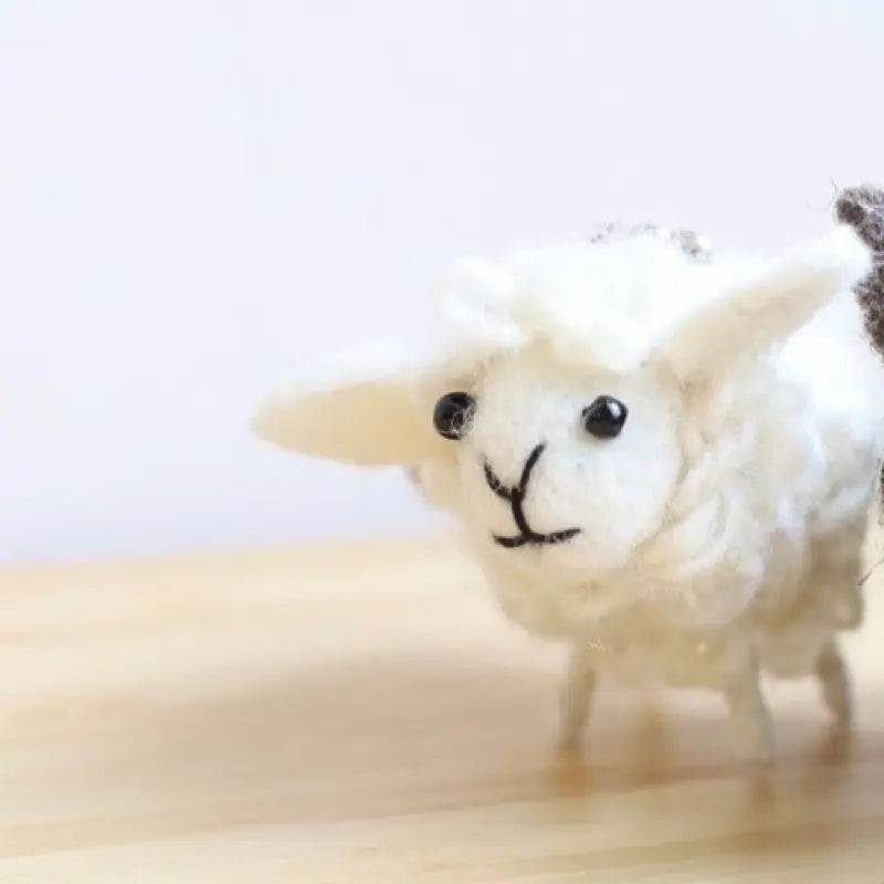 Keychain｜Quan Juan Sheep (white face and white body)