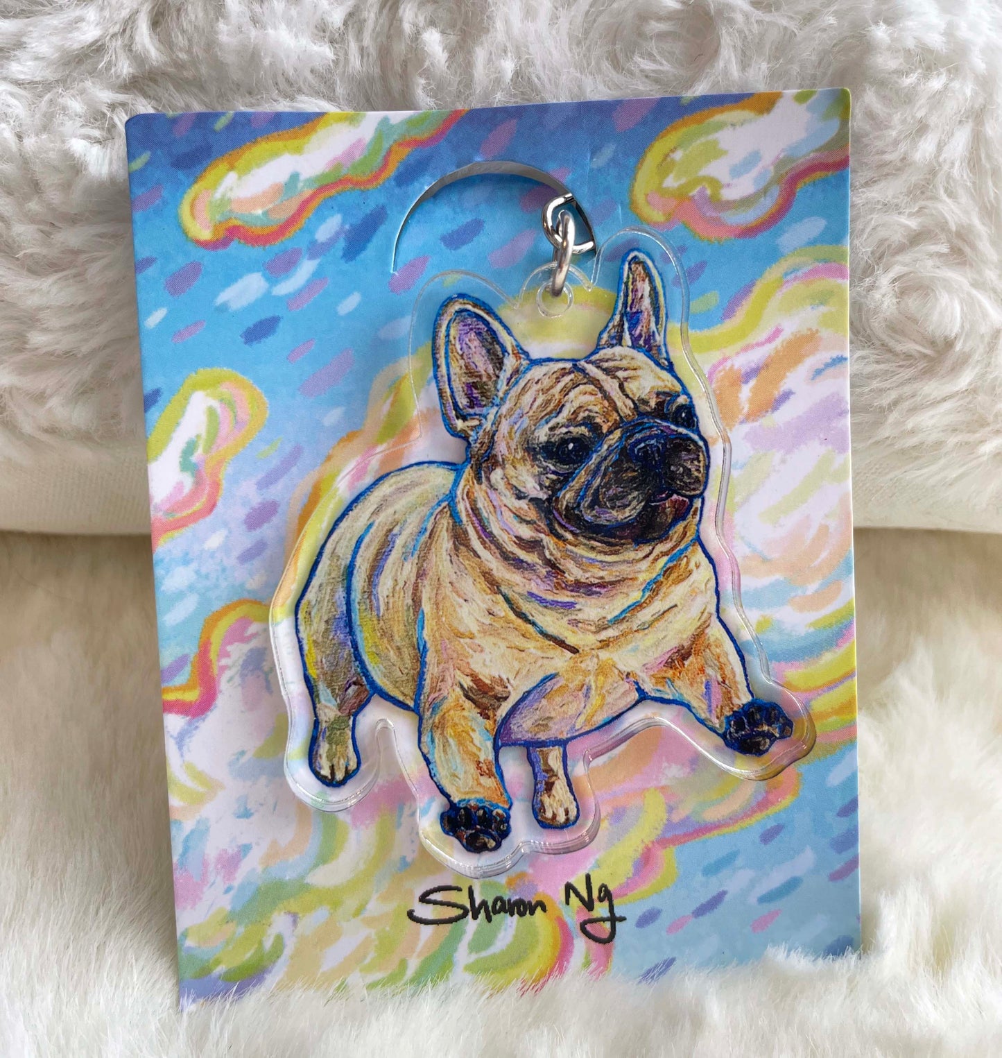 Sharonng Art 鎖匙扣（狗）