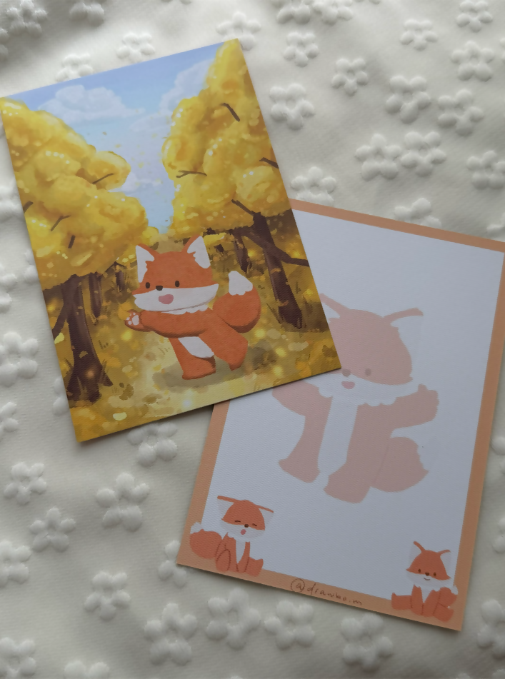 銀杏狸寶 （Postcard)