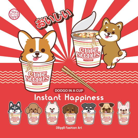 Doggo Cute Noodle Glasses Cleaning Cloth
