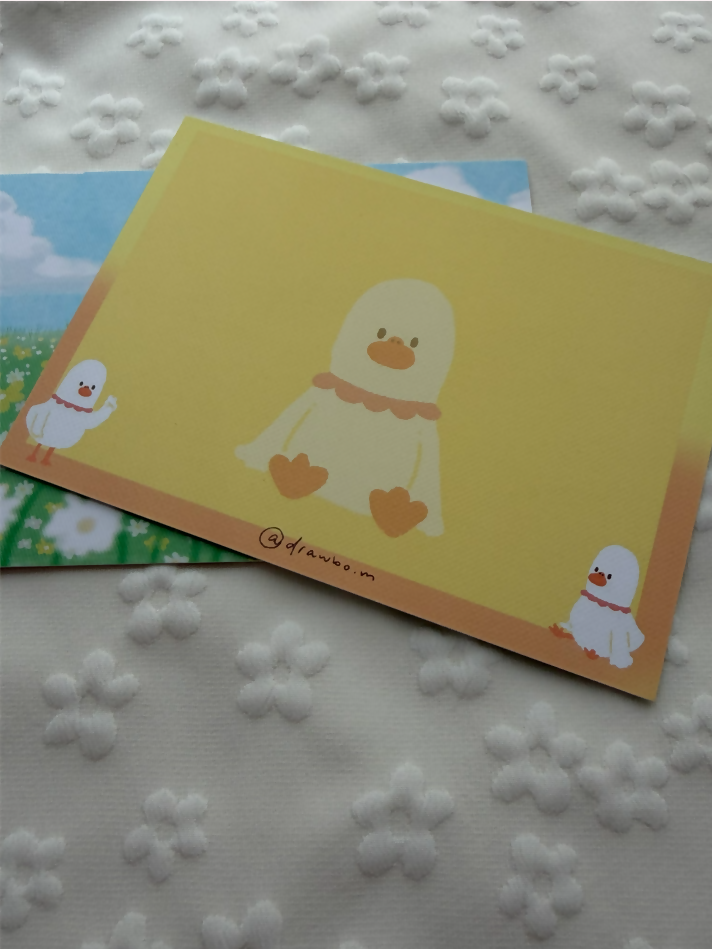 鵝寶的花花世界 （Postcard)