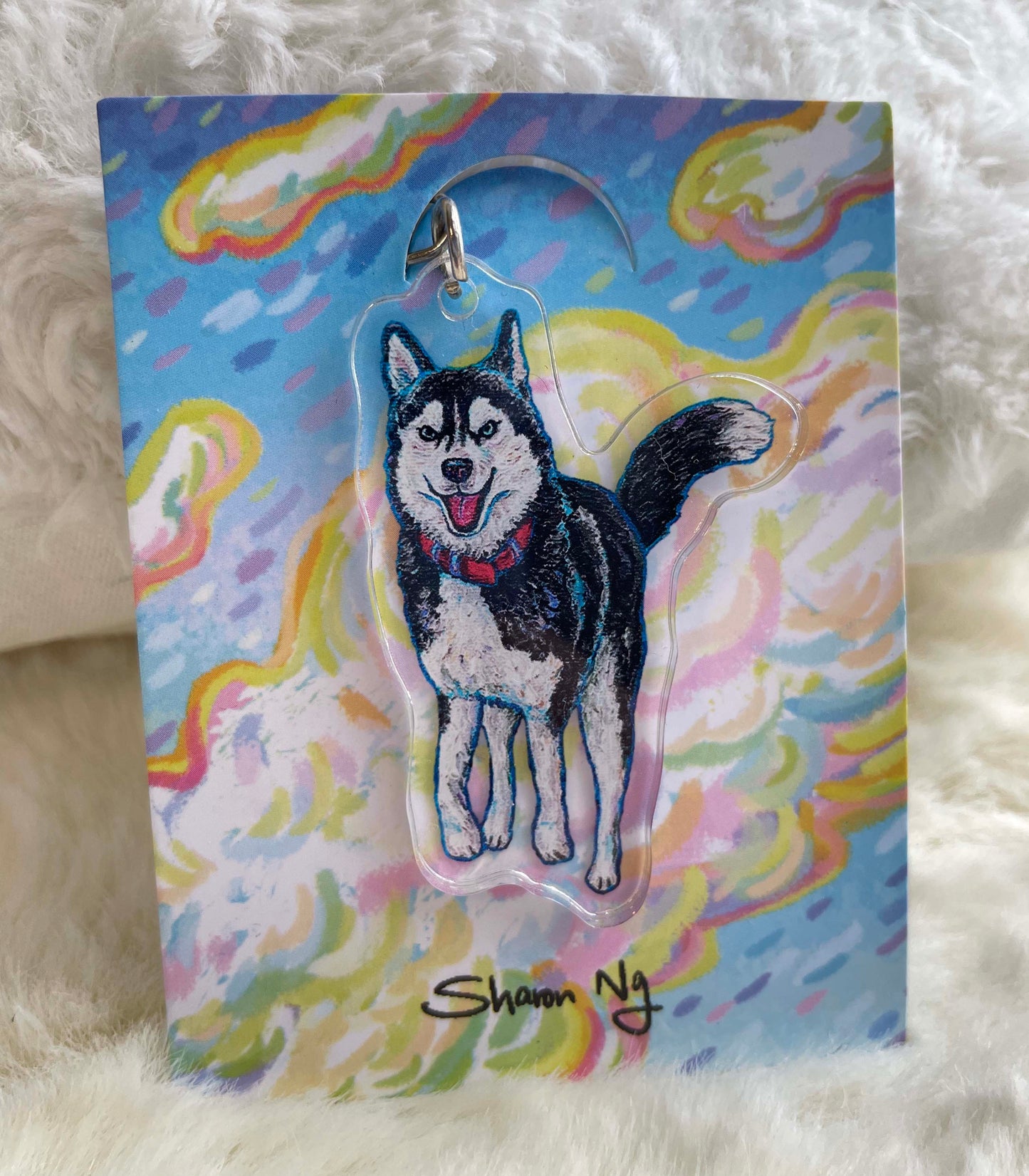 Sharonng Art 鎖匙扣（狗）