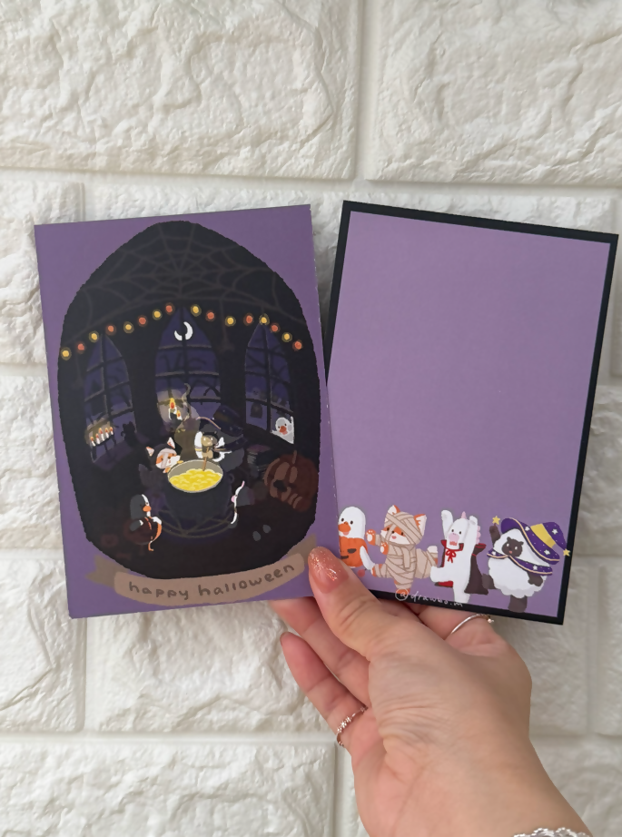 Happy Halloween （Postcard)