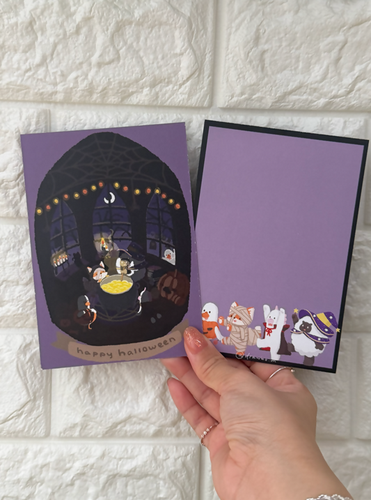 Happy Halloween （Postcard)