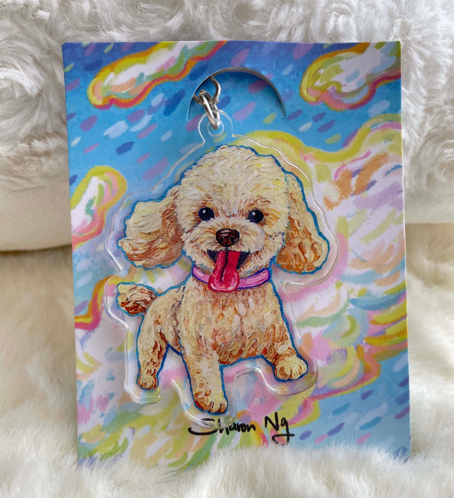 Sharonng Art 鎖匙扣（狗）