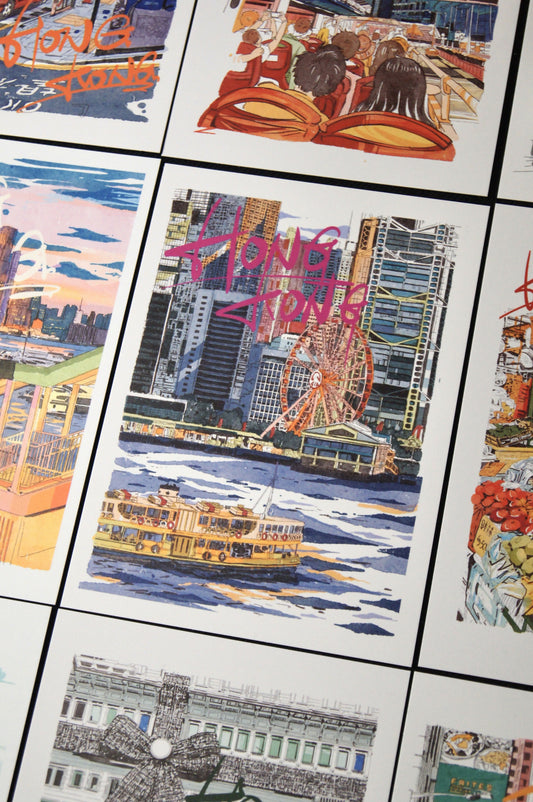 Victoria Harbour Postcard(維港）