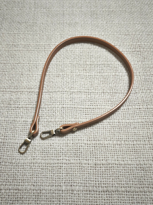 牛皮包帶（加購品，限紫色手織布木口金袋）