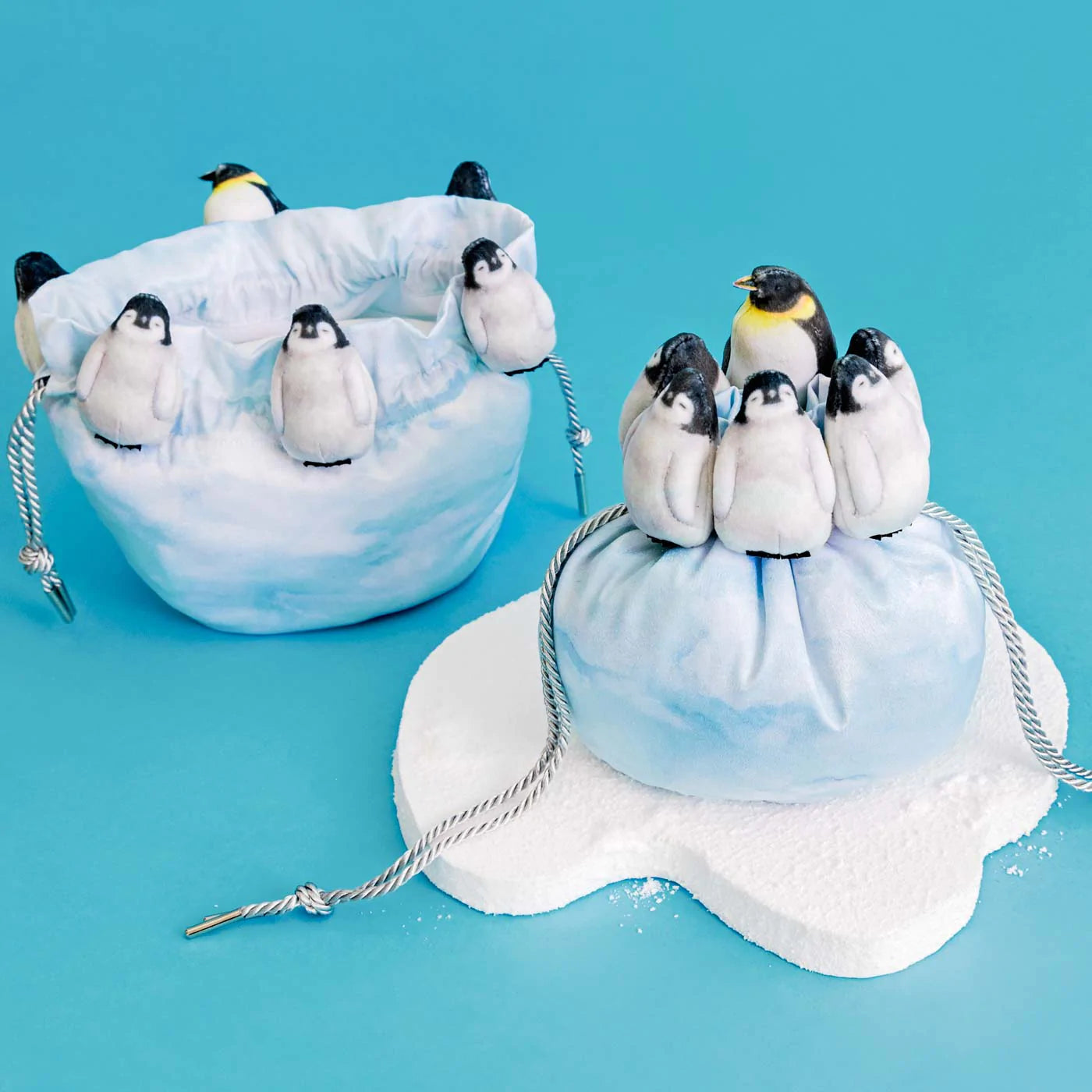 Together Penguin Drawstring Bag