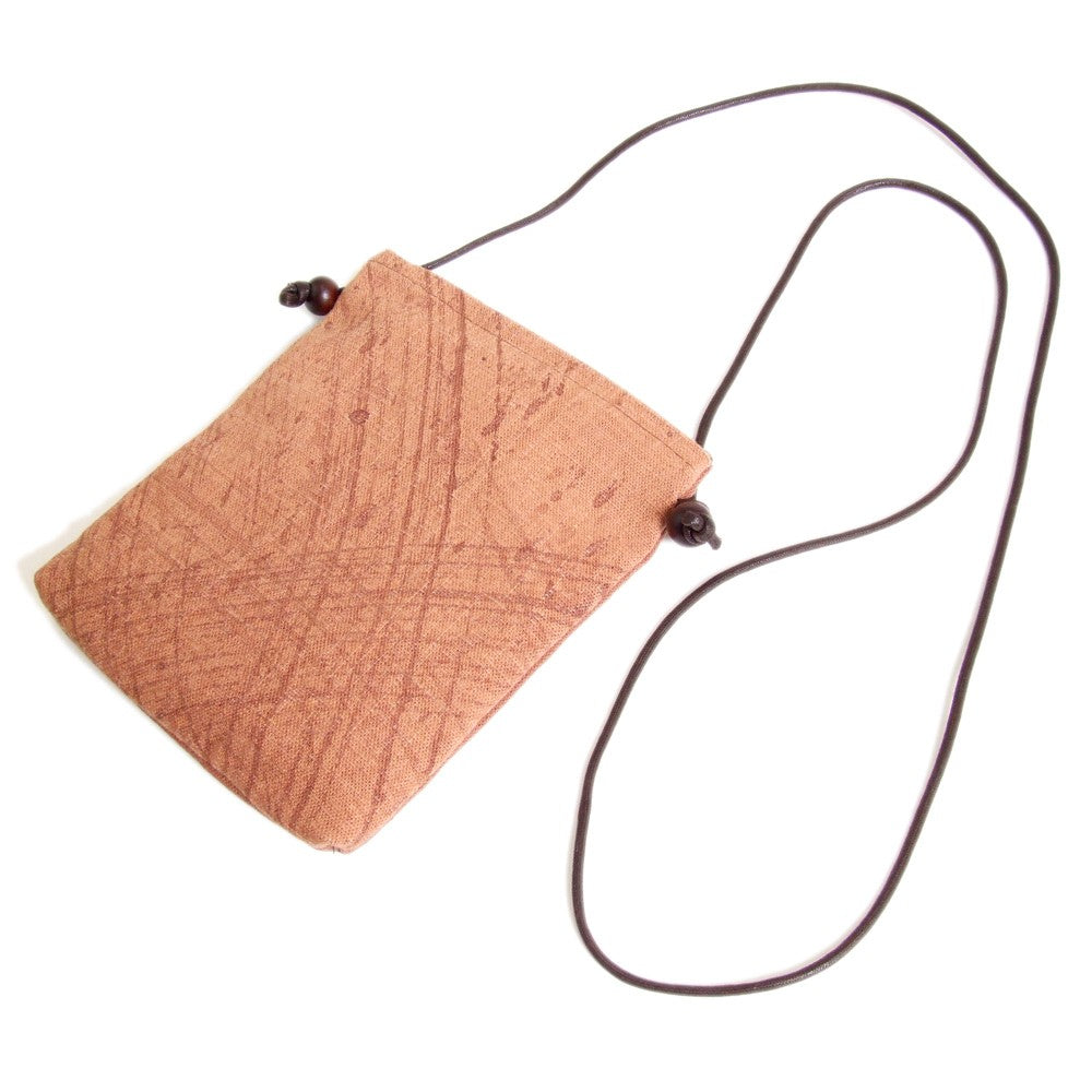Persimmon dyed small crossbody bag 