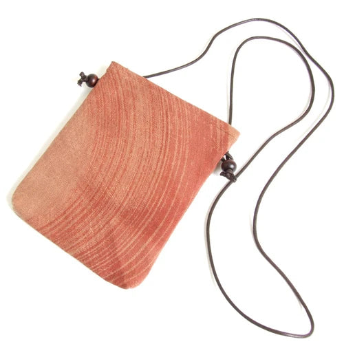 Persimmon dyed small crossbody bag 