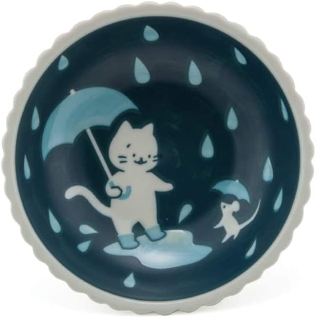 CAT on SUNDAY Mino Yaki Yutian Cat Ceramic Bowl