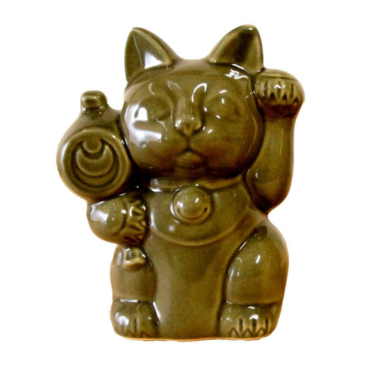 Seto Yaki Lucky Cat (Made in Japan)
