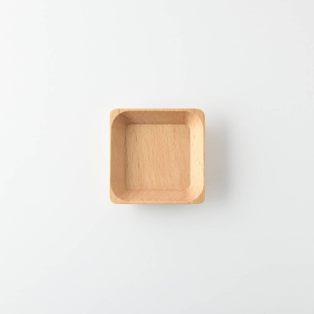 wooden square dish